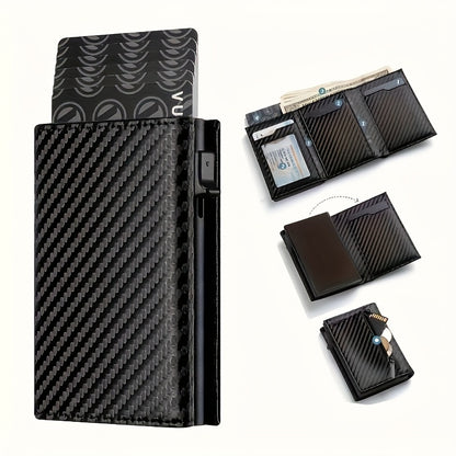 MEN'S RFID POP-UP CARD WALLET