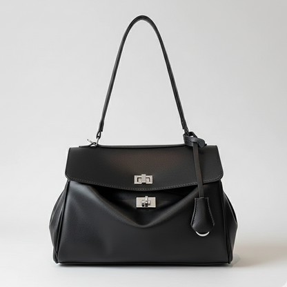 LARGE CAPACITY PLATINUM CROSSBODY SHOULDER BAG