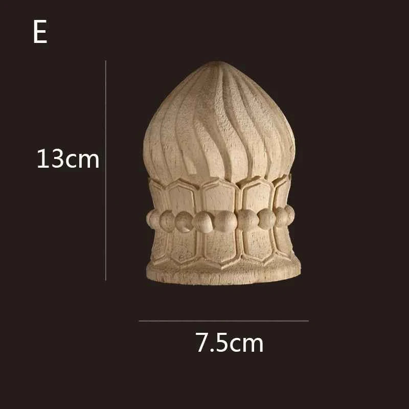 Vintage Wood Carved Cabinet Seat Feets European Style Home Decor Applique Ornament Furniture Sofa Legs Decoration Accessories