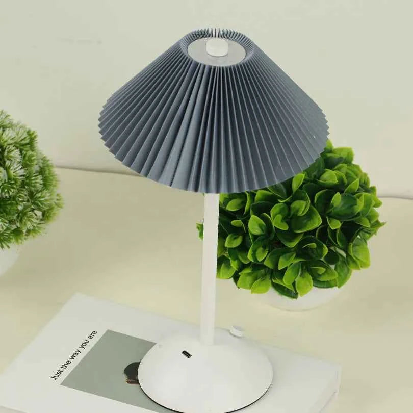 LED Table Lamp Creative Atmosphere Desk Lamp USB Rechargeable Table Lamp Vintage Bedroom Bedside Study Decorative Night Lights