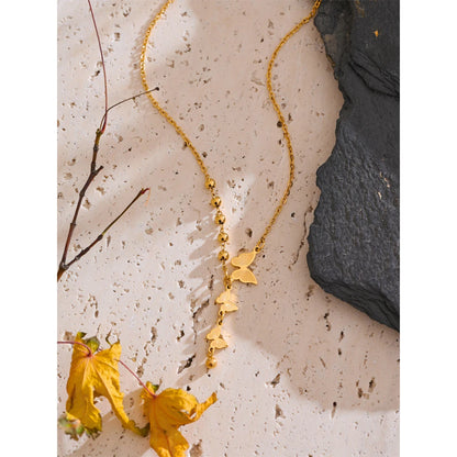 AURORA BUTTERFLY PENDANT NECKLACE