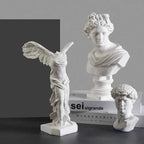Greek Victory Goddess Statue with Angel Wings Resin Sculpture for Home Cabinet Office Desk Bookshelf Decor Artistic Decoration