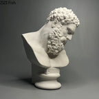 Roman Mythology Hercules Bust Statue Minimalist Decor