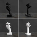 European crafts ornaments simple abstract figure sculpture office living room sculpture art decorations
