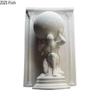 Hercules Mythical Figures Plaster Statue Desk Decoration Ornaments Creative Artwork Characters Sculpture Room Aesthetic Decor