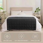 Good Nite Weighted Blanket for Adults - 4/6/8kg Heavy Double Blanket, Improves Sleep & Relaxation (Grey