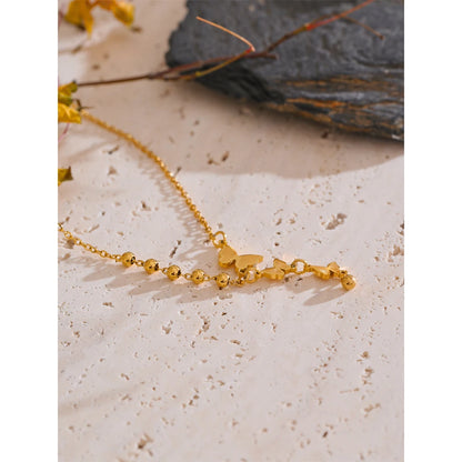 AURORA BUTTERFLY PENDANT NECKLACE