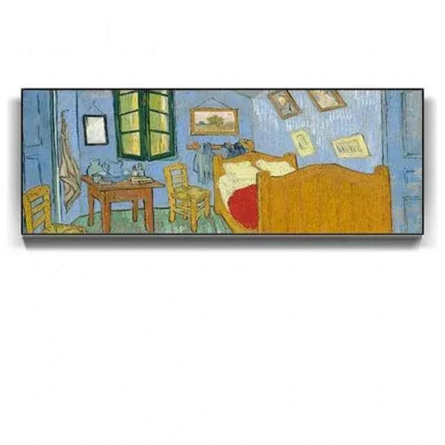 Scandinavian Minimalist Wall Art Van Gogh Painting "Starry Night" HD Canvas Poster Prints Home Bedroom Living Room Decoration