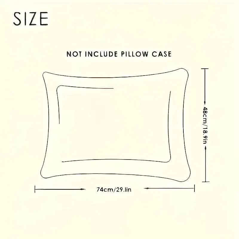 1PC 48x74CM Hotel-Grade Specifically Designed for Cervical Spine Protection and Sleep Aid Home Use Dormitory Single Pillow Core