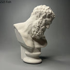 Roman Mythology Hercules Bust Statue Minimalist Decor