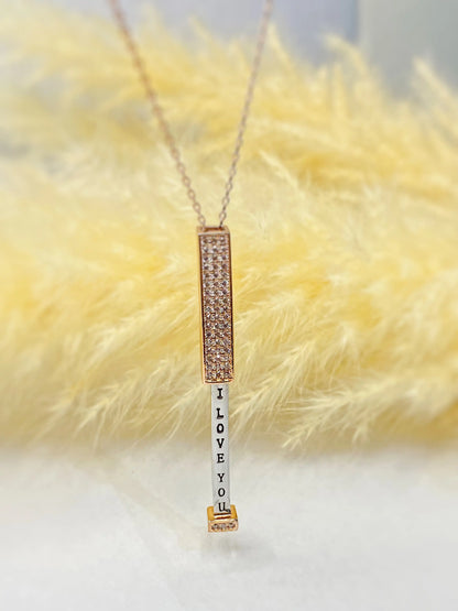 I LOVE U NECKLACE - FOR YOUR LOVE