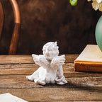 Modern Baroque Winged Angel Tabletop Decor