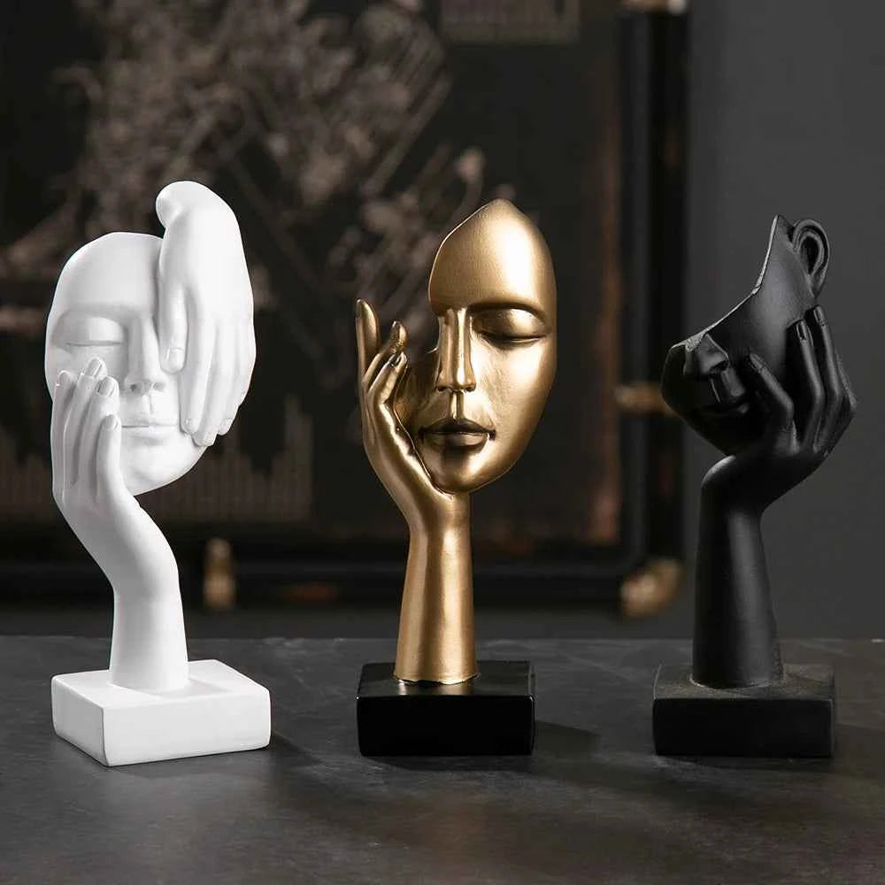 European crafts ornaments simple abstract figure sculpture office living room sculpture art decorations