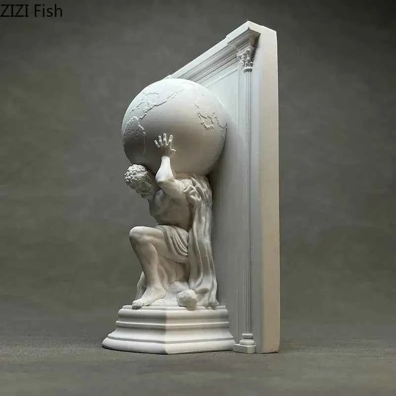 Hercules Mythical Figures Plaster Statue Desk Decoration Ornaments Creative Artwork Characters Sculpture Room Aesthetic Decor