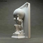 Hercules Mythical Figures Plaster Statue Desk Decoration Ornaments Creative Artwork Characters Sculpture Room Aesthetic Decor