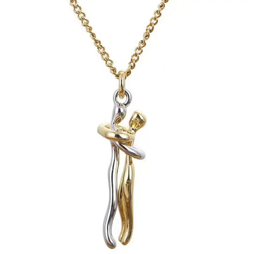 HUG EMBRACE PENDANT NECKLACE