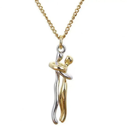 HUG EMBRACE PENDANT NECKLACE