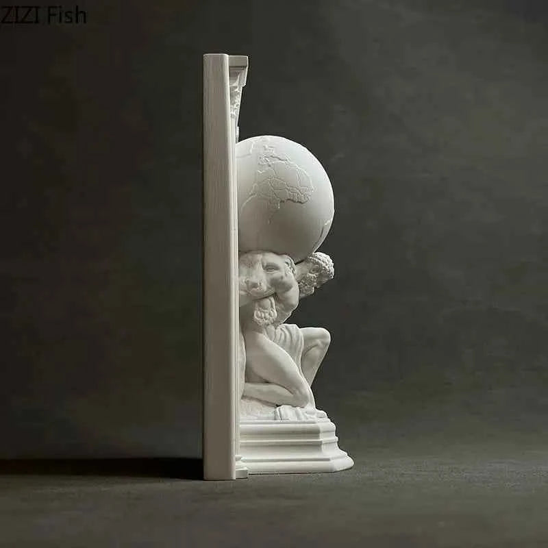 Hercules Mythical Figures Plaster Statue Desk Decoration Ornaments Creative Artwork Characters Sculpture Room Aesthetic Decor