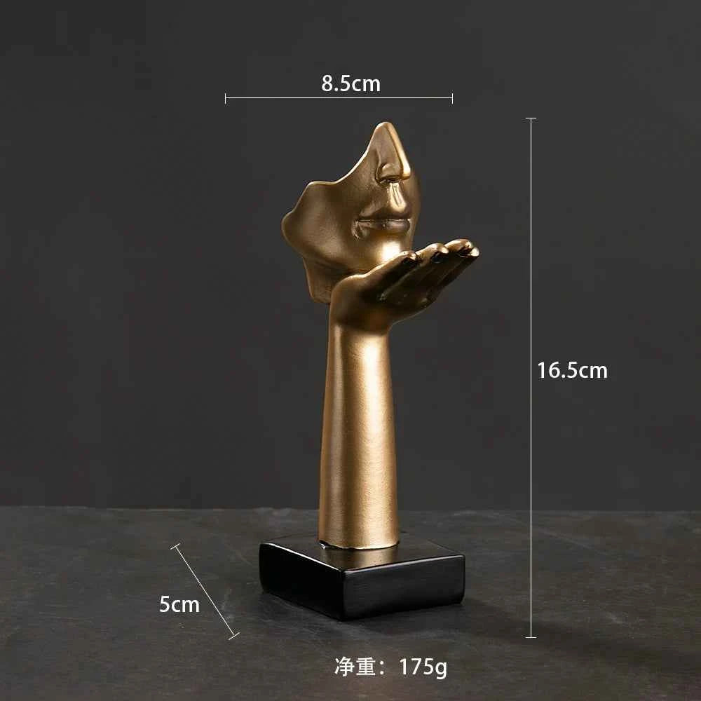 European crafts ornaments simple abstract figure sculpture office living room sculpture art decorations