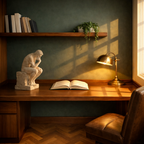 The Thinker Sculpture Set Modern Minimalist Decor