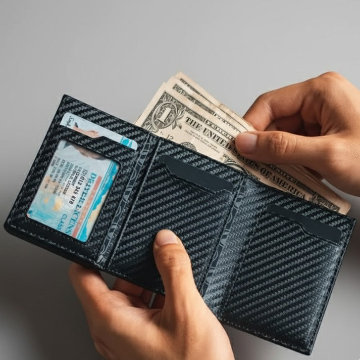 MEN'S RFID POP-UP CARD WALLET