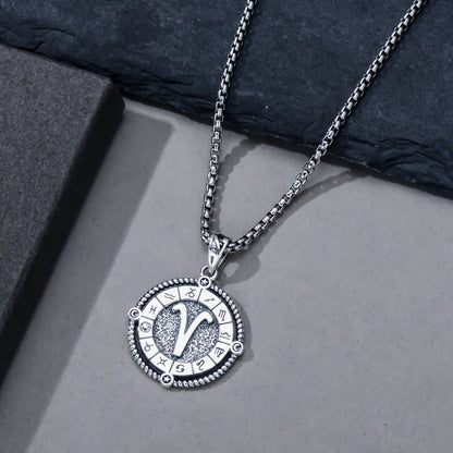 ZODIAC NECKLACE 925 STERLING SILVER