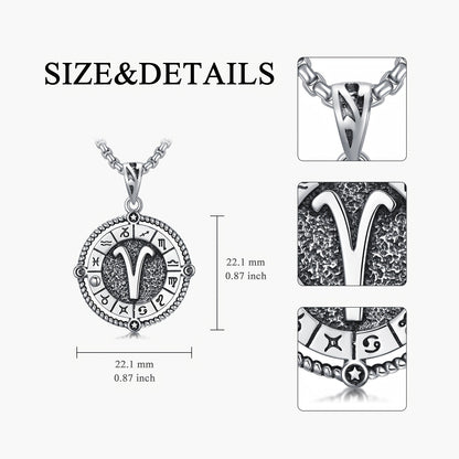 ZODIAC NECKLACE 925 STERLING SILVER