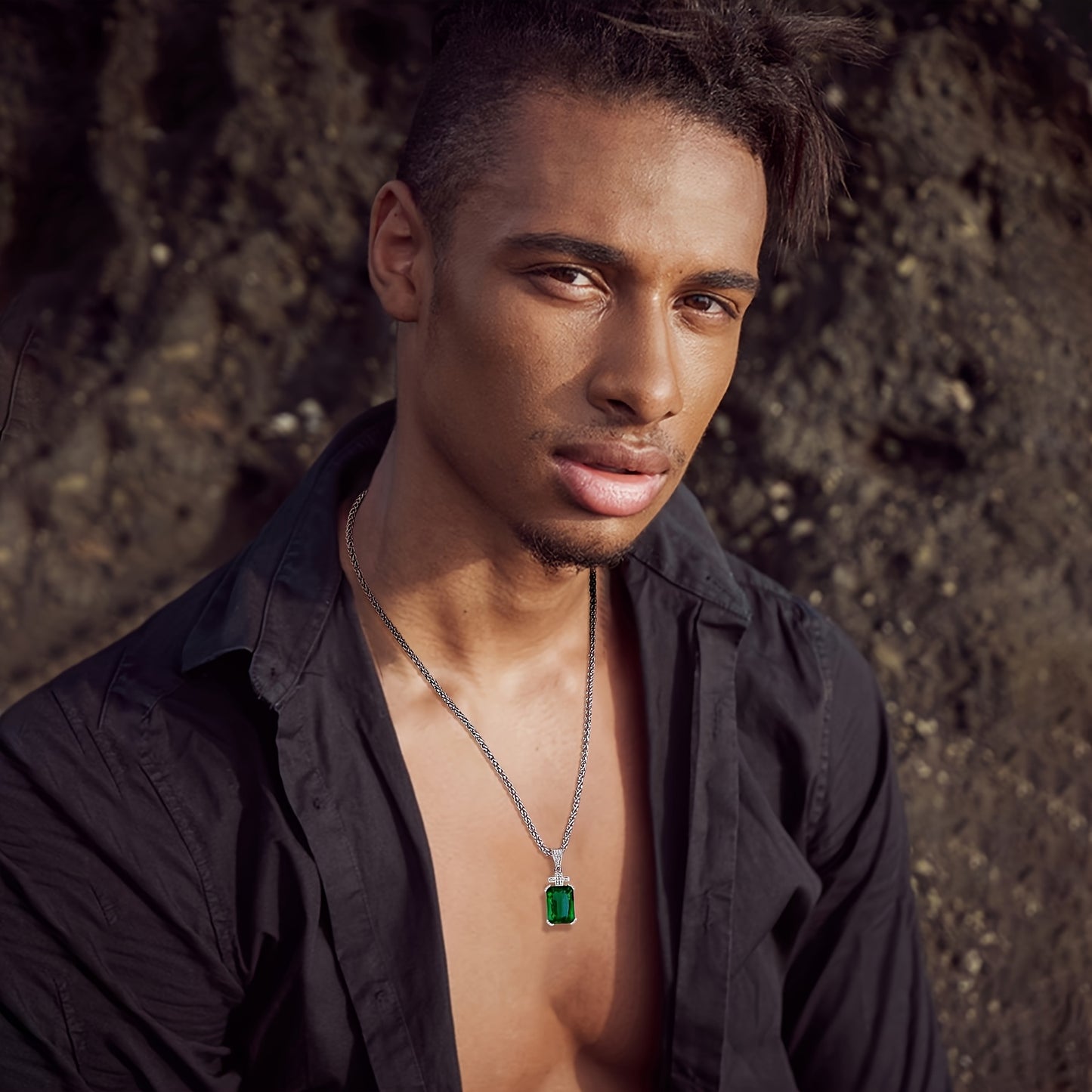 MEN'S VINTAGE CROSS NECKLACE 304L STAINLESS STEEL