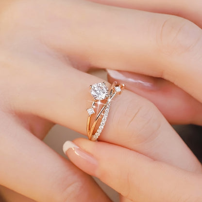 Adjustable Starry Sky Luxury Ring