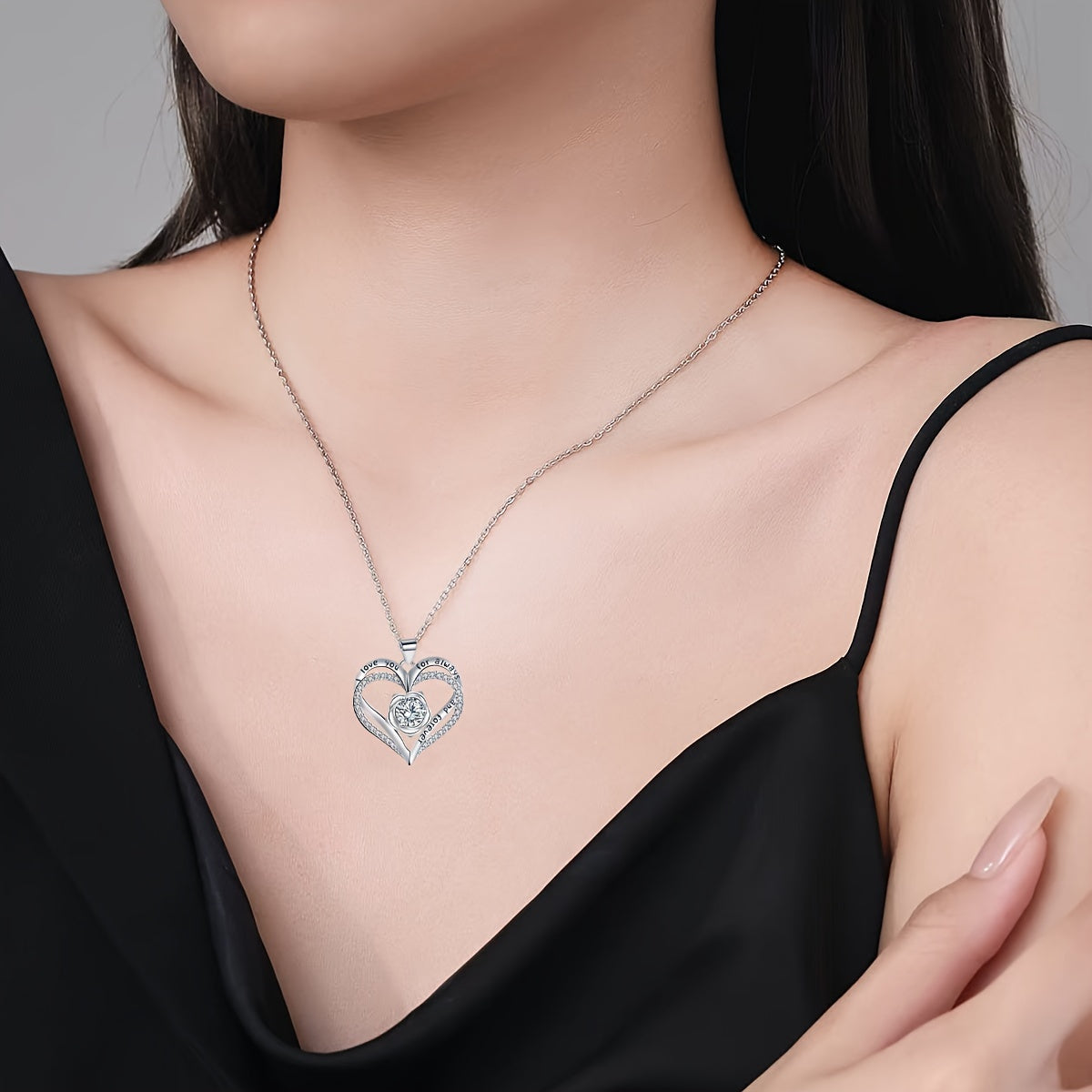 Eternal Rose Gift Box with Pendant Necklace