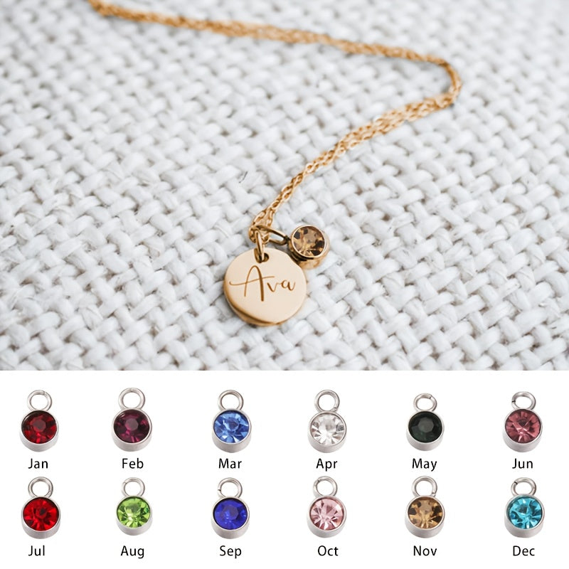 CUSTOMIZED NAME NECKLACE WITH BIRTHSTONE