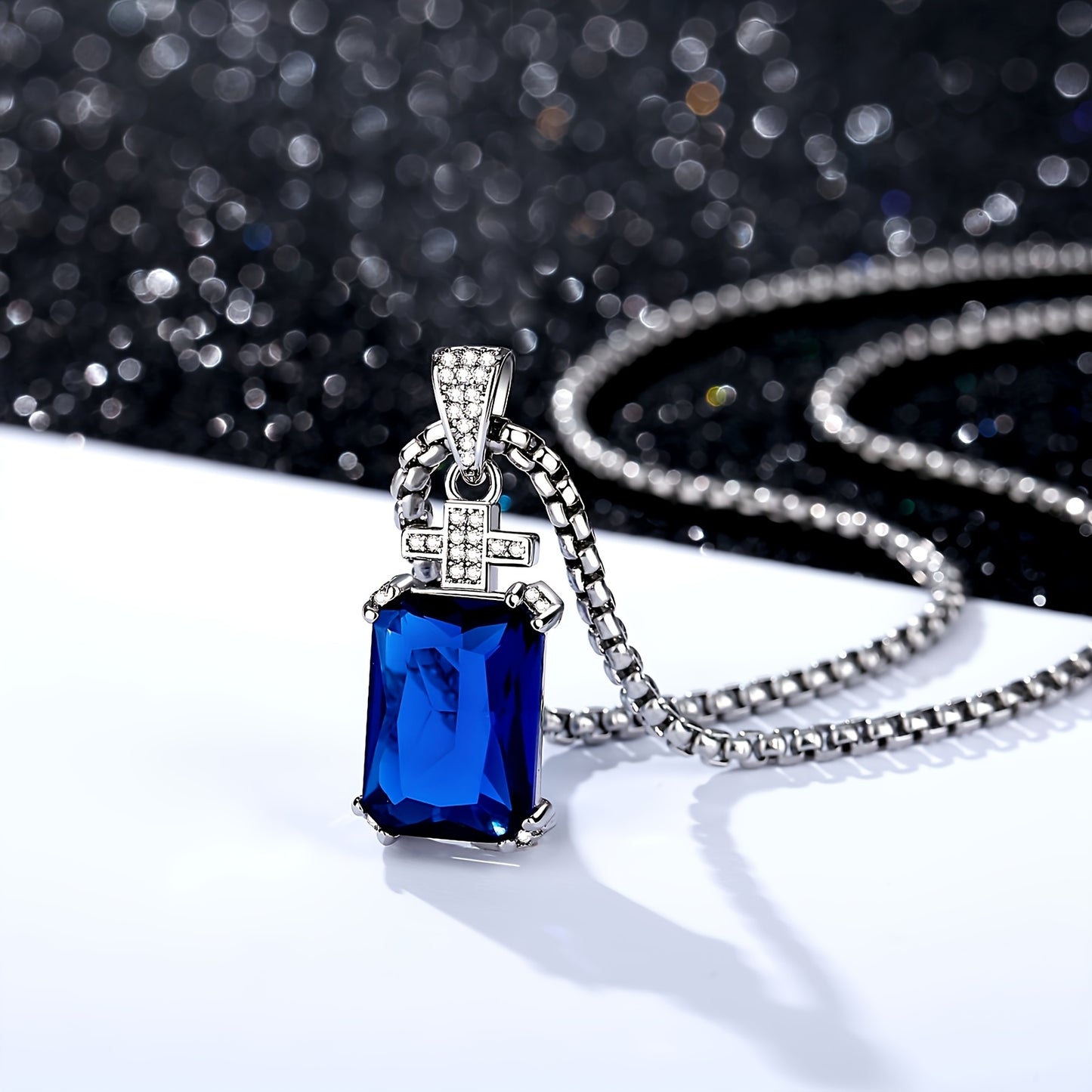 MEN'S VINTAGE CROSS NECKLACE 304L STAINLESS STEEL