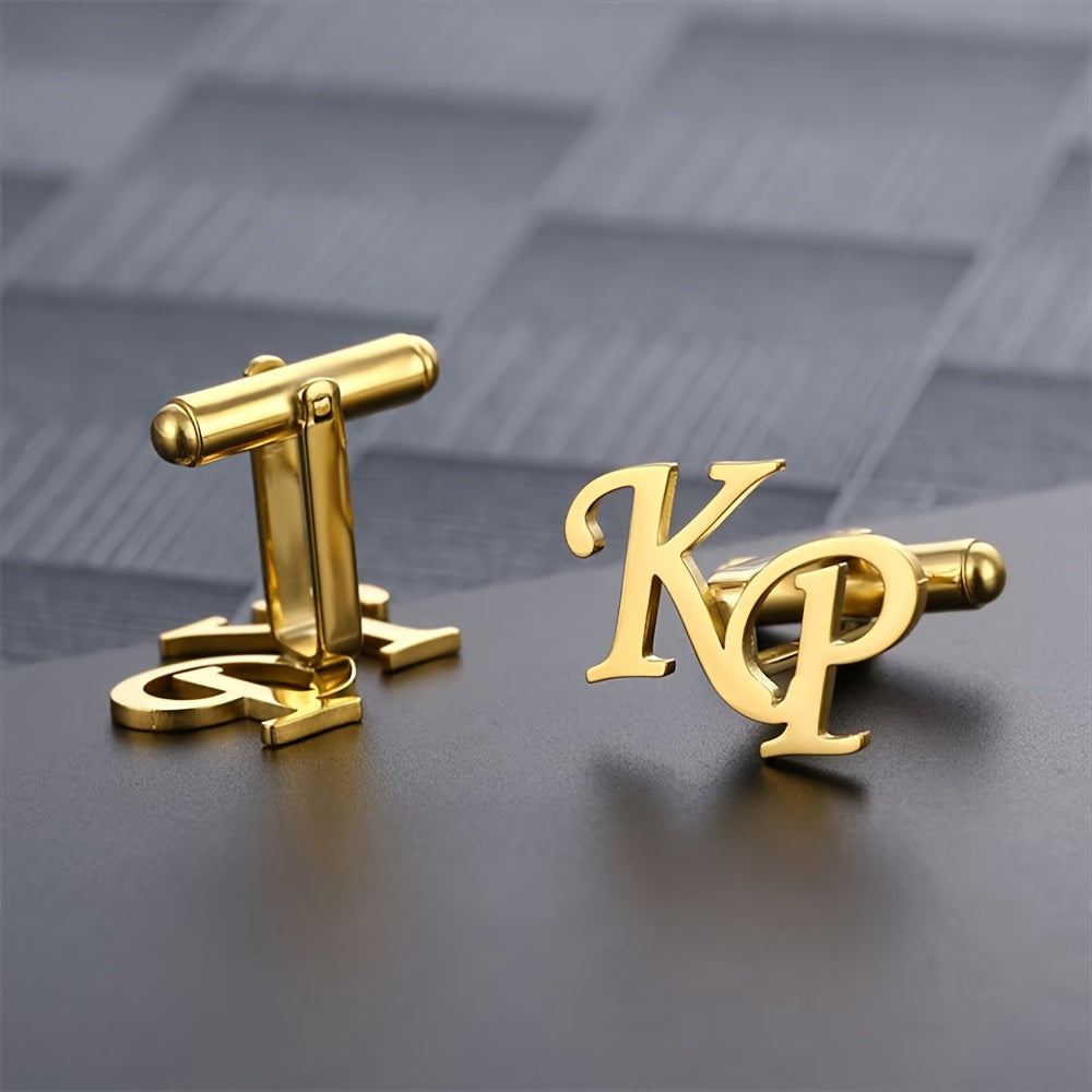 CUSTOM INITIALS CUFFLINKS