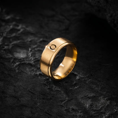 STAINLESS LETTER RING
