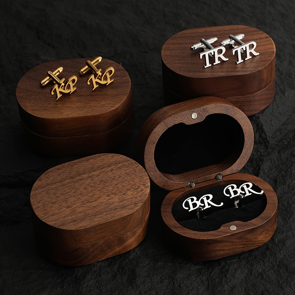 CUSTOM INITIALS CUFFLINKS