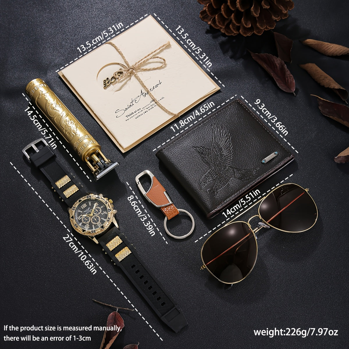 Complete 7-Piece Men’s Luxury Gift Set — Ready to Impress.