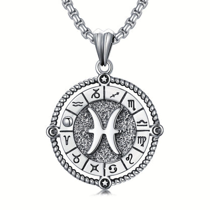 ZODIAC NECKLACE 925 STERLING SILVER