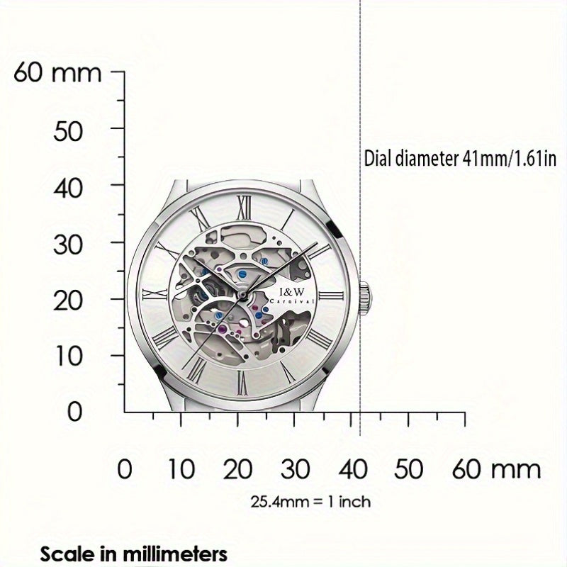 I&W Carnival Skeleton Automatic Men’s Watch
