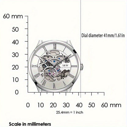 I&W Carnival Skeleton Automatic Men’s Watch