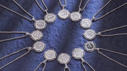 ZODIAC NECKLACE 925 STERLING SILVER