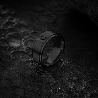STAINLESS LETTER RING