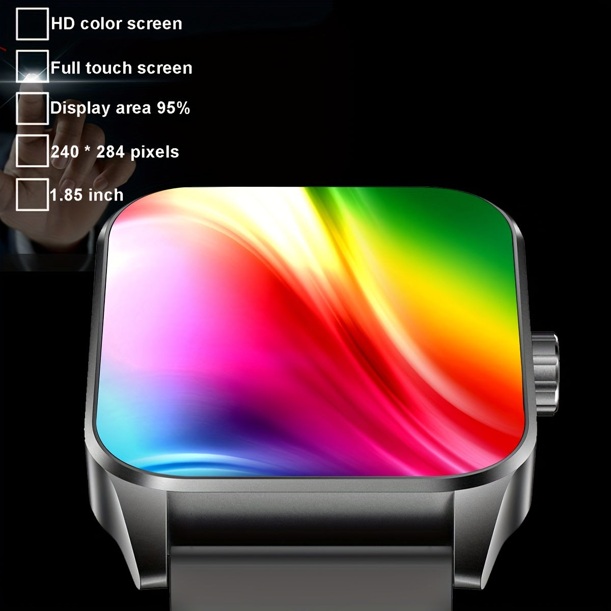 1.85" HD Smartwatch with Bluetooth Calling